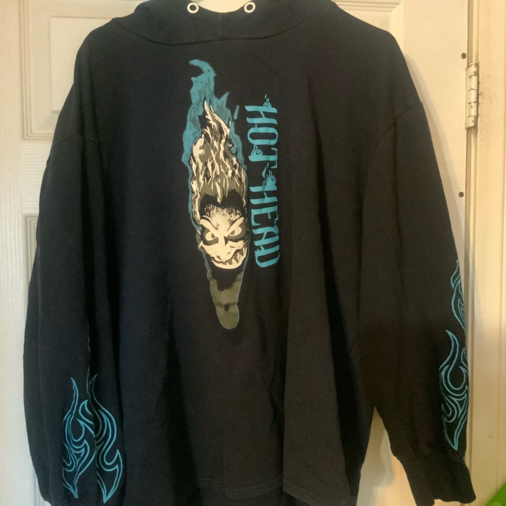 Disney Black and Teal Turtleneck Sweater